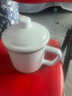 歐麗家 搪瓷杯子白色懷舊復古搪瓷杯 搪瓷缸子有蓋水杯支持定制字體 10cm白介杯 曬單實拍圖