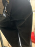 季言直筒休閑褲男春秋款卡其工裝褲子男防皺男士長(cháng)褲通勤彈力工作褲子 黑色 33 曬單實(shí)拍圖