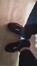 保羅駱駝駱駝男鞋夏季透氣網(wǎng)面休閑鞋輕便軟底中年爸爸鞋防滑旅游鞋一腳蹬 黑色3168 42 曬單實拍圖