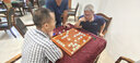 凡洋【典藏】S999足銀鎏銀純銀象棋鍍金棋子鍍金中國象棋高檔送禮 5#鎏銀純銀鍍金中國象棋 高檔皮革折疊棋盤 曬單實(shí)拍圖