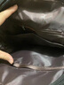 袋鼠品牌真皮雙肩包女2025年七夕高級感潮女包百搭大容量女士軟皮背包黑色 曬單實(shí)拍圖