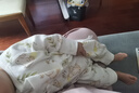 樂卡利 A類嬰兒純棉長(zhǎng)袖連體服新生哈衣爬服初生新生胎兒產(chǎn)房寶寶春秋 草叢兔（不含帽子） 59cm 曬單實(shí)拍圖