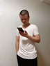 CALOWE KOLEVN秋冬男士短袖T恤男V領(lǐng)打底衫莫代爾透氣無(wú)痕內衣男上衣內搭 鐵灰+黑色【2件裝】 2XL 推薦體重160-180斤 曬單實(shí)拍圖