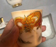 蘇氏陶瓷（SUSHI CERAMICS）素?zé)蛑颀埿写筮\(yùn)蓋碗茶壺茶具套裝國家一級技師王文克老師作品 【龍行大運(yùn)】蓋碗套組 曬單實拍圖