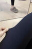 ubras輕柔空氣層加絨收腹修身打底褲女可外穿顯瘦秋冬褲子 厚絨款-漆黑色 1條 2XL 曬單實拍圖