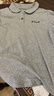 她享長(cháng)袖t恤女春秋裝刺繡Polo衫氣質(zhì)百搭翻領(lǐng)上衣打底衫 T143T2031 曬單實(shí)拍圖