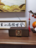 KUIEET復古木質(zhì)無(wú)線(xiàn)藍牙音箱超重低音炮大音量便攜式FM收音機插卡U盤(pán)電腦桌面家用小音響生日禮物男女生 胡桃木-頂配版【雙喇叭+收音機】 曬單實(shí)拍圖