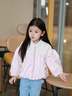 班喜迪女童外套寶寶棉服秋冬裝2025新款兒童冬季洋氣公主連帽上衣小童裝 粉色 90 曬單實(shí)拍圖