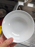 瓷秀源陶瓷碗單個(gè)大碗湯碗面碗骨瓷家用餐具拉面碗斗笠碗喇叭碗沙拉碗 5.5英寸斗碗10個(gè)裝 曬單實(shí)拍圖