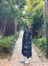 高梵黑金鵝絨服黑珍珠4.0大六格男女同款長款羽絨服 皇家藍(lán)3號 XL 曬單實(shí)拍圖