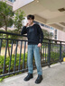 GEOX杰歐適男鞋2025秋季舒適時裝皮靴SPHERICA EC1 U36D1B 黑色C9997（單里） 41 曬單實(shí)拍圖