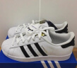 阿迪达斯 （adidas） Originals三叶草中性SUPERSTAR J休闲鞋 FU7712 3.5 实拍图