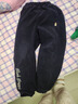 暇步士（Hush Puppies）童裝兒童男女大童秋冬款舒適簡約百搭針織長褲 藏藍(lán)A款 120 曬單實拍圖