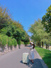 ROCKLANDROCKLAND美國洛克蘭USB杯架大容量多功能剎車(chē)輪旅游拉桿箱拉鏈箱 香草奶昔 20英寸 曬單實(shí)拍圖