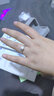 AVHE白18K金滿(mǎn)鉆戒指扭臂培育鉆石人工戒女求結婚禮物七夕送老婆 1克拉D色/VVS-18K金鉆戒-NGIC證 曬單實(shí)拍圖