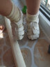 卡特兔童鞋宝宝女童凉鞋夏季公主鞋学步男童包头小孩机能鞋子皮鞋XZ36 白色（有吊坠） 内长11.5cm 18码 适合脚长11cm 实拍图