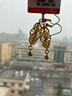 千影珠寶金店同款金耳環(huán)女款耳墜子?jì)寢尶钷D(zhuǎn)運(yùn)珠送禮物仿金飾品年輕時(shí)尚首飾2021年新款送女友老婆金子 金店普通款 曬單實(shí)拍圖