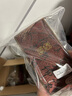 彩荷牛皮文玩袋盤(pán)珠袋核桃收納袋隔斷保養包包漿 流蘇核桃盒 曬單實(shí)拍圖