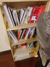 振林（ZHURLINS）實(shí)木書(shū)架落地客廳收納架臥室置物架家用學(xué)生書(shū)房簡(jiǎn)易靠墻角小書(shū)柜 60cm五層原木色【進(jìn)口橡膠木】 曬單實(shí)拍圖