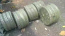 斗車(chē)輪手推車(chē)翻斗車(chē)板車(chē)輪胎26x21/2工地力車(chē)架子車(chē)勞動(dòng)車(chē)環(huán)衛車(chē) 80根輻條配PU實(shí)心胎帶軸承 載重500斤 曬單實(shí)拍圖