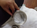 索肯 銀杯子999純銀內(nèi)膽銀杯保溫杯男茶杯水杯女商務(wù)辦公杯企業(yè)訂制LOGO印字刻字 360ML深灰色 曬單實拍圖