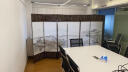 帝兰慕 屏风隔断客厅现代新中式办公室实木折屏折叠移动帘简易遮挡玄关 1.7米高*0.5米宽单面图一扇价格 实拍图