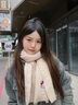 慕瓊（MUQIONG）正版授權HelloKitty凱蒂貓針織刺繡圍巾女秋冬季可愛(ài)保暖圍脖學(xué)生 米色-(HelloKitty凱蒂貓-正版) 曬單實(shí)拍圖