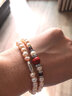 尚無(wú)界  涼山南紅火焰紋散珠子滿(mǎn)肉圓珠 diy配飾手鏈手串隔珠配飾 8mm單顆 曬單實(shí)拍圖