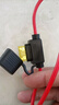 電瓶車(chē)保險絲座電動(dòng)車(chē)保險盒48V60V鋰電池三輪車(chē)防水20A30A40A50A 中號20A 14號線(xiàn) 曬單實(shí)拍圖