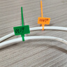 添翼網(wǎng)線(xiàn)標簽束線(xiàn)扣電線(xiàn)電纜標識牌固定卡子尼龍扎絲套管保護圈自粘貼可印字 4*150標簽扎帶 標簽扎帶4*150 白色100條 曬單實(shí)拍圖