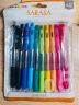 斑马牌（ZEBRA）JJ15中性笔 0.5mm按动签字笔 学生彩色手账笔重点标记笔 JJ15-10CA 10色套装 实拍图