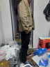 真維斯（Jeanswest）牛仔外套男純棉2026春夏季新款寬松男士工裝夾克男款休閑男裝上衣 2201咖啡色 L (推薦120-145斤) 曬單實(shí)拍圖