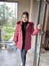 啄木鳥(niǎo)（TUCANO）2025新款加絨加厚外套媽媽冬裝洋氣棉服中老年人女中長(cháng)款羽絨棉衣 酒紅(棉衣)  加絨 2XL 建議105-115斤 曬單實(shí)拍圖