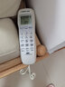 中諾壁掛式電話(huà)機 掛壁家用座機小巧型 掛墻掛機有來(lái)電顯示可掛墻 C259【白色】有來(lái)電顯示 曬單實(shí)拍圖