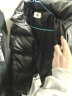 哥诺顿（GENUODUN） 棉服男冬季新款皮质棉衣男港风宽松外套立领面包服青年棉袄潮流加厚PU夹克 黑色 2XL（141-160斤） 实拍图