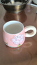 茶花谷可愛(ài)水杯新款2024高顏值咖啡杯稀奇古怪陶瓷杯子女生日禮物 小黃鴨+平蓋+粉球勺 曬單實(shí)拍圖