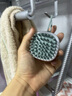 佳潔貓食品級硅膠洗頭刷頭部按摩神器洗澡按摩刷洗發(fā)搓背洗澡沐浴清潔刷 淺灰色  按摩洗頭刷  （1個(gè)裝） 曬單實(shí)拍圖