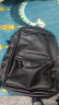朗斐双肩包男士背包休闲大容量旅行电脑包韩版高中学生书包潮流皮包 限量抢|黑色 晒单实拍图