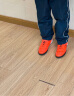 卡尔美（KELME）儿童足球鞋魔术贴免系带碎钉TF透气学生球鞋6873003 荧光橙 32 实拍图