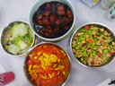 Momscook 不銹鋼菜盤(pán)套裝 盤(pán)子 碟子 304材質(zhì) 大菜盤(pán) 六件套菜盤(pán)(16&18&20&22&24&26) 曬單實(shí)拍圖