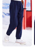 匡威（Converse）匡威童裝2023秋冬男童女童加絨長(cháng)褲新款褲子兒童運動(dòng)褲衛褲休閑褲 藏青藍 140 /55 【建議身高128-140cm】 曬單實(shí)拍圖