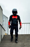 Alpinestars FASTER V3 a星摩托車(chē)騎行服騎行皮衣防摔機車(chē)服賽車(chē)服騎士服男 黑紅熒光1030 46 曬單實(shí)拍圖