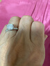 凡愛(ài)莫桑石戒指半壁江山培育鉆鴿子蛋女結婚求婚戒六爪鉆戒生日禮物 2克拉 D色莫桑石 曬單實(shí)拍圖