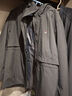 FILA 斐樂(lè )官方女士棉服2025冬季新款時(shí)尚休閑舒適連帽中長(cháng)款外套 曬單實(shí)拍圖