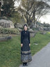 星河漢歌（蓬萊仙境）2025春夏新中式馬面裙小個(gè)子氣質(zhì)顯瘦漢服女裝半身裙 蓬萊仙境馬面裙 L 曬單實(shí)拍圖