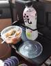 聚惠 汽車(chē)專(zhuān)用折疊餐桌車(chē)內后排座椅多功能飲料架托盤(pán)椅背后座小桌板 SD-1503大號餐桌 曬單實(shí)拍圖