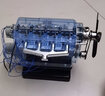 迷你發(fā)動機模型V8仿真八缸引擎直列4缸迷你發(fā)動機可動DIY拼裝玩具模生日禮物 曬單實拍圖