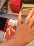 周六福（ZLF）七夕禮物 18K金鉆石戒指女群鑲經(jīng)典四爪求婚訂婚結(jié)婚鉆戒送T 16號 曬單實拍圖