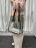 WATERTIME/水川 游泳包時(shí)尚輕透單肩包女旅行包防水收納包 曬單實(shí)拍圖
