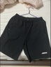 鴻星爾克（ERKE）運動(dòng)五分褲男寬松舒適休閑運動(dòng)褲跑步速干薄款戶(hù)外訓練健身短褲 黑色 M (體重105-120斤) 曬單實(shí)拍圖